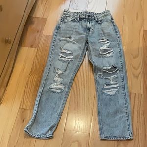 Hidden stone washed high rise ripped jeans size 25